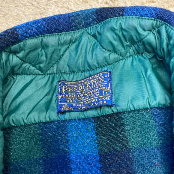 Vintage Pendleton 100% wool thick shirt/jacket large - Picture 4 of 4
